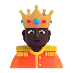 Person With Crown: Dark Skin Tone Emoji Copy Paste ― 🫅🏿 - microsoft-teams-gifs