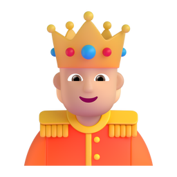 Person With Crown: Medium-light Skin Tone Emoji Copy Paste ― 🫅🏼 - microsoft-teams-gifs