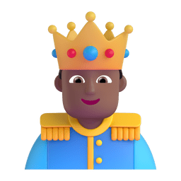 Prince: Medium-dark Skin Tone Emoji Copy Paste ― 🤴🏾 - microsoft-teams-gifs