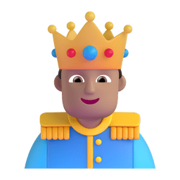 Prince: Medium Skin Tone Emoji Copy Paste ― 🤴🏽 - microsoft-teams-gifs