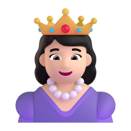 Princess: Light Skin Tone Emoji Copy Paste ― 👸🏻 - microsoft-teams-gifs