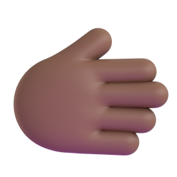 Rightwards Hand: Medium-dark Skin Tone Emoji Copy Paste ― 🫱🏾 - microsoft-teams-gifs