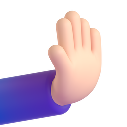 Rightwards Pushing Hand: Light Skin Tone Emoji Copy Paste ― 🫸🏻 - microsoft-teams-gifs