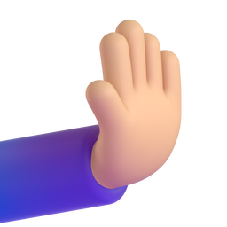 Rightwards Pushing Hand: Medium-light Skin Tone Emoji Copy Paste ― 🫸🏼 - microsoft-teams-gifs