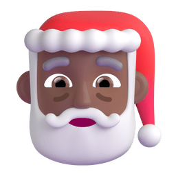 Santa Claus: Medium-dark Skin Tone Emoji Copy Paste ― 🎅🏾 - microsoft-teams-gifs