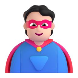 Superhero: Light Skin Tone Emoji Copy Paste ― 🦸🏻 - microsoft-teams-gifs