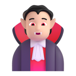 Vampire: Light Skin Tone Emoji Copy Paste ― 🧛🏻 - microsoft-teams-gifs