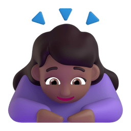 Woman Bowing: Medium-dark Skin Tone Emoji Copy Paste ― 🙇🏾‍♀ - microsoft-teams-gifs