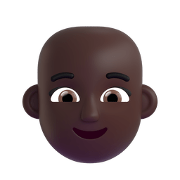 Woman: Dark Skin Tone, Bald Emoji Copy Paste ― 👩🏿‍🦲 - microsoft-teams-gifs