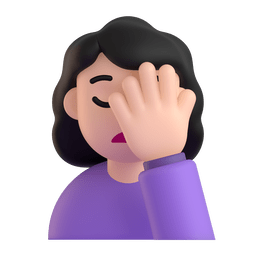Woman Facepalming: Light Skin Tone Emoji Copy Paste ― 🤦🏻‍♀ - microsoft-teams-gifs