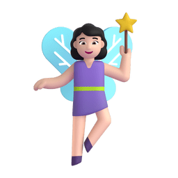 Woman Fairy: Light Skin Tone Emoji Copy Paste ― 🧚🏻‍♀ - microsoft-teams-gifs