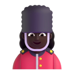 Woman Guard: Dark Skin Tone Emoji Copy Paste ― 💂🏿‍♀ - microsoft-teams-gifs