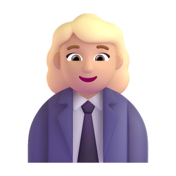 Woman Office Worker: Medium-light Skin Tone Emoji Copy Paste ― 👩🏼‍💼 - microsoft-teams-gifs