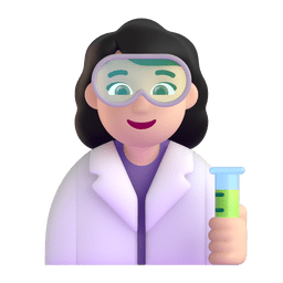 Woman Scientist: Light Skin Tone Emoji Copy Paste ― 👩🏻‍🔬 - microsoft-teams-gifs
