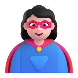 Woman Superhero: Light Skin Tone Emoji Copy Paste ― 🦸🏻‍♀ - microsoft-teams-gifs