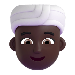 Woman Wearing Turban: Dark Skin Tone Emoji Copy Paste ― 👳🏿‍♀ - microsoft-teams-gifs