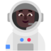 Astronaut: Dark Skin Tone Emoji Copy Paste ― 🧑🏿‍🚀 - microsoft
