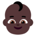 Baby: Dark Skin Tone Emoji Copy Paste ― 👶🏿 - microsoft