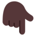 Backhand Index Pointing Down: Dark Skin Tone Emoji Copy Paste ― 👇🏿 - microsoft