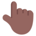 Backhand Index Pointing Up: Medium-dark Skin Tone Emoji Copy Paste ― 👆🏾 - microsoft