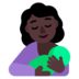 Breast-feeding: Dark Skin Tone Emoji Copy Paste ― 🤱🏿 - microsoft