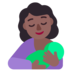 Breast-feeding: Medium-dark Skin Tone Emoji Copy Paste ― 🤱🏾 - microsoft