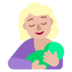 Breast-feeding: Medium-light Skin Tone Emoji Copy Paste ― 🤱🏼 - microsoft