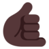 Call Me Hand: Dark Skin Tone Emoji Copy Paste ― 🤙🏿 - microsoft