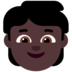 Child: Dark Skin Tone Emoji Copy Paste ― 🧒🏿 - microsoft