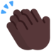Clapping Hands: Dark Skin Tone Emoji Copy Paste ― 👏🏿 - microsoft