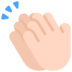 Clapping Hands: Light Skin Tone Emoji Copy Paste ― 👏🏻 - microsoft