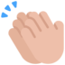 Clapping Hands: Medium-light Skin Tone Emoji Copy Paste ― 👏🏼 - microsoft