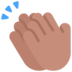 Clapping Hands: Medium Skin Tone Emoji Copy Paste ― 👏🏽 - microsoft