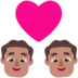 Couple With Heart: Man, Man, Medium Skin Tone Emoji Copy Paste ― 👨🏽‍❤️‍👨🏽 - microsoft