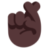 Crossed Fingers: Dark Skin Tone Emoji Copy Paste ― 🤞🏿 - microsoft