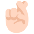 Crossed Fingers: Light Skin Tone Emoji Copy Paste ― 🤞🏻 - microsoft
