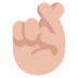 Crossed Fingers: Medium-light Skin Tone Emoji Copy Paste ― 🤞🏼 - microsoft
