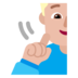 Deaf Man: Medium-light Skin Tone Emoji Copy Paste ― 🧏🏼‍♂ - microsoft