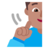 Deaf Man: Medium Skin Tone Emoji Copy Paste ― 🧏🏽‍♂ - microsoft