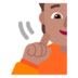 Deaf Person: Medium Skin Tone Emoji Copy Paste ― 🧏🏽 - microsoft