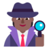 Detective: Medium-dark Skin Tone Emoji Copy Paste ― 🕵🏾 - microsoft