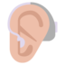 Ear With Hearing Aid: Medium-light Skin Tone Emoji Copy Paste ― 🦻🏼 - microsoft