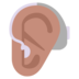 Ear With Hearing Aid: Medium Skin Tone Emoji Copy Paste ― 🦻🏽 - microsoft