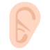 Ear: Light Skin Tone Emoji Copy Paste ― 👂🏻 - microsoft