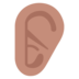Ear: Medium Skin Tone Emoji Copy Paste ― 👂🏽 - microsoft