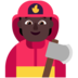 Firefighter: Dark Skin Tone Emoji Copy Paste ― 🧑🏿‍🚒 - microsoft