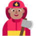 Firefighter: Medium Skin Tone Emoji Copy Paste ― 🧑🏽‍🚒 - microsoft