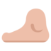 Foot: Medium-light Skin Tone Emoji Copy Paste ― 🦶🏼 - microsoft