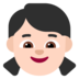 Girl: Light Skin Tone Emoji Copy Paste ― 👧🏻 - microsoft