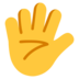 Hand With Fingers Splayed Emoji Copy Paste ― 🖐️ - microsoft